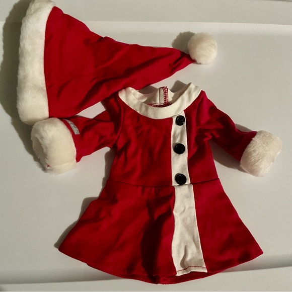 American Girl Other - American Girl Doll Red and White Santa Dress with Hat